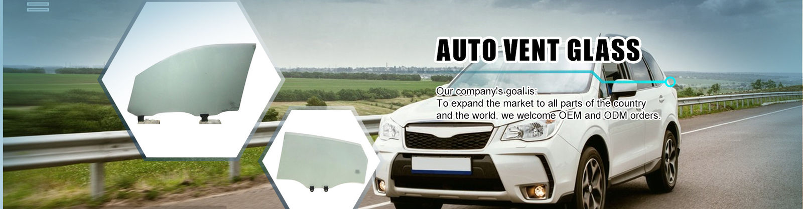 Auto vidro do teto-solar
